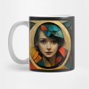 Cubic Owl Woman, No. 4 - Beautiful Woman Mug